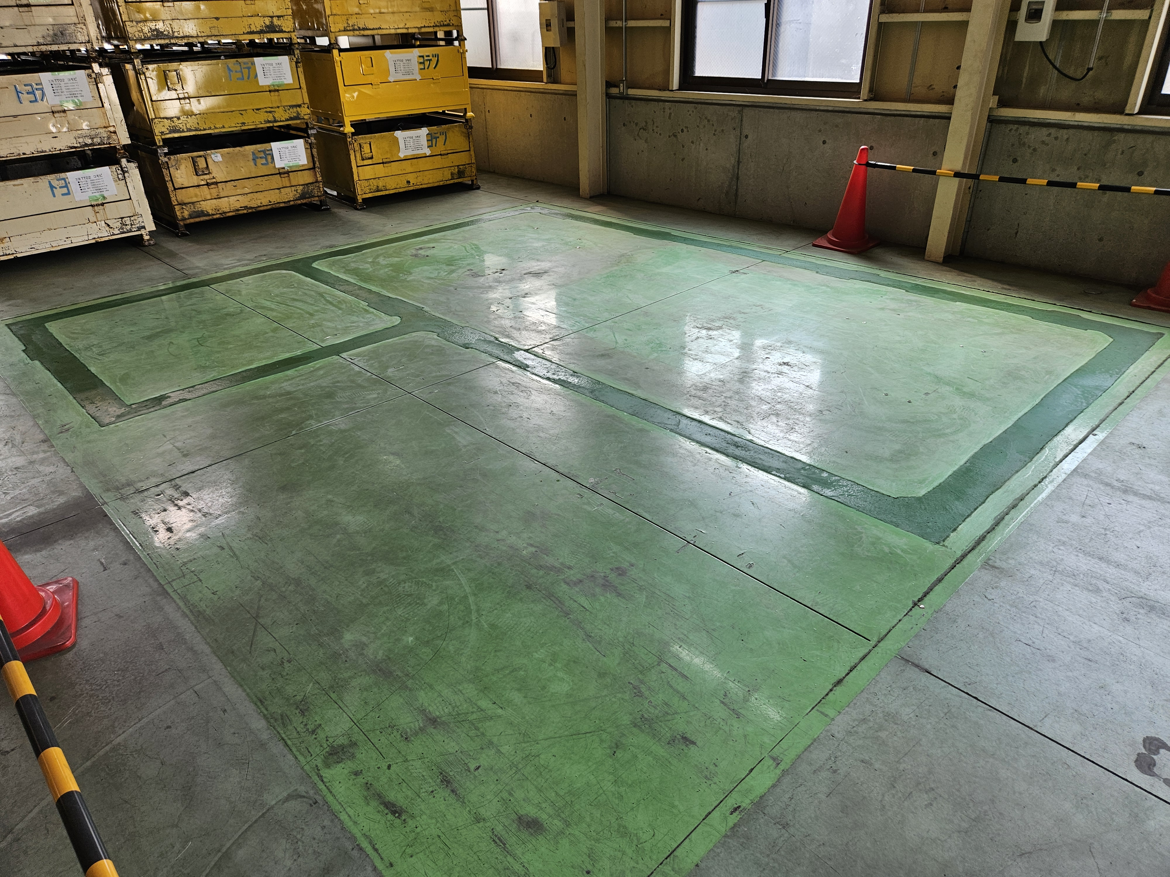 磐田市 Ｔ工場様 機械排出後の側溝埋め立て工事