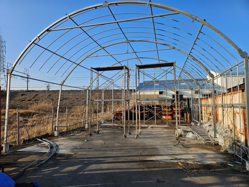 Ｍ製作所様　ビニールハウスの解体工事